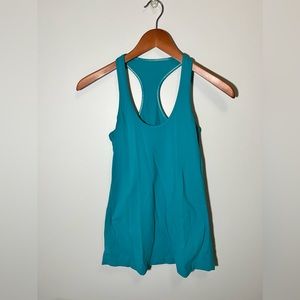 Lululemon Turquoise Razorback Tanktop